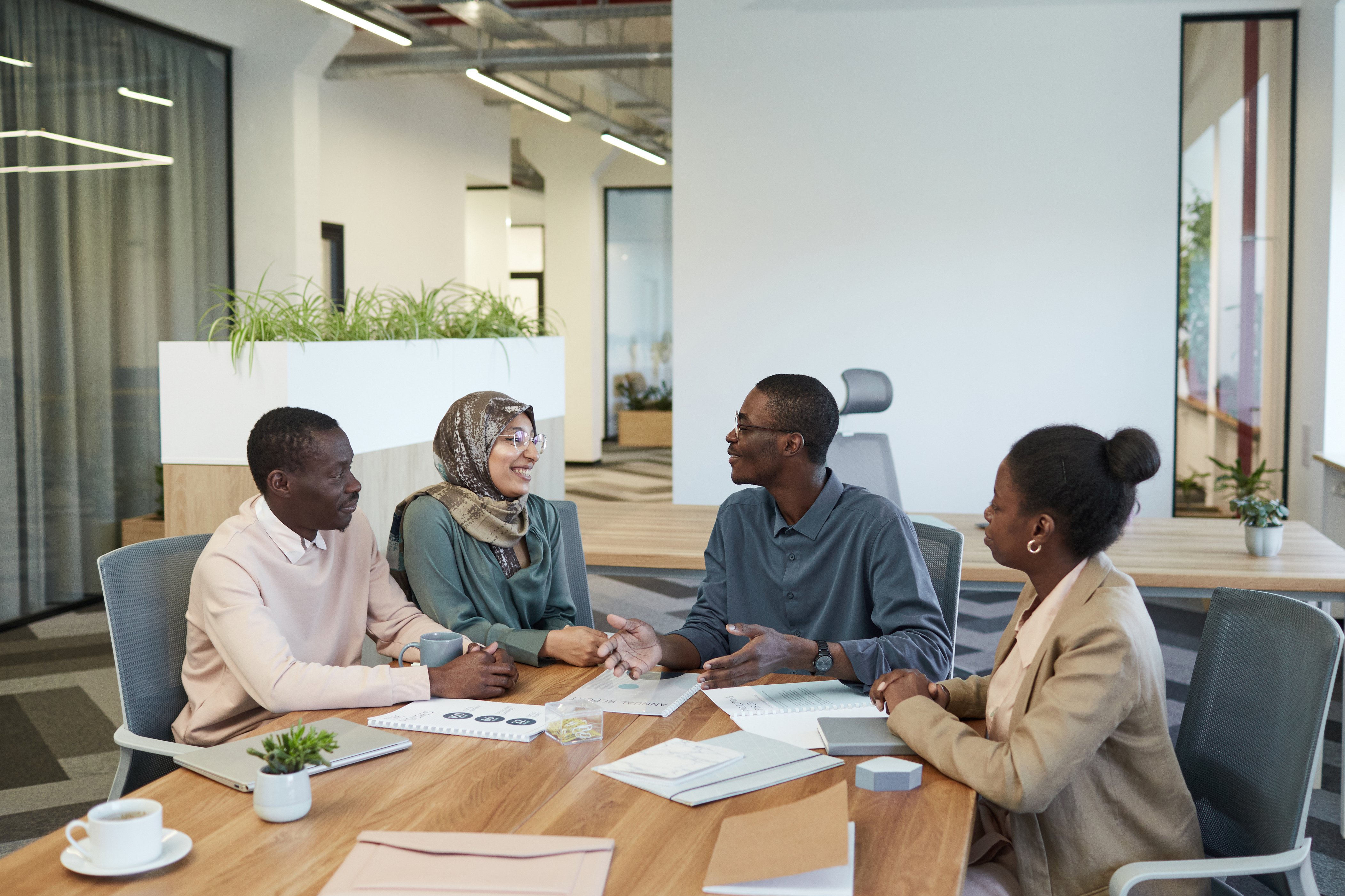 People Having a Meeting